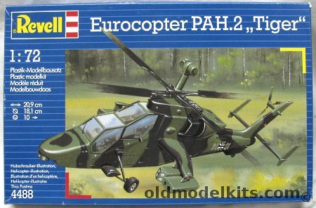 Revell 1/72 Eurocopter PAH-2 Tiger, 4488 plastic model kit